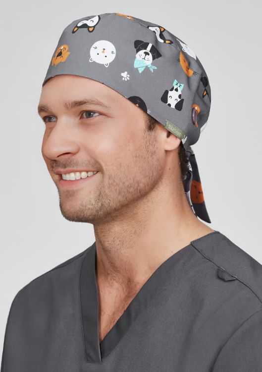 Picture of Unisex Printed Scrub Cap