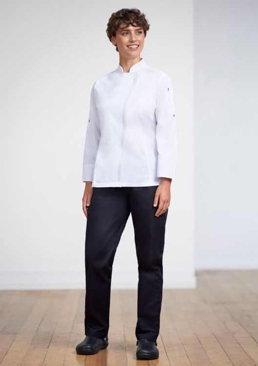 Picture of Womens Alfresco Long Sleeve Chef Jacket