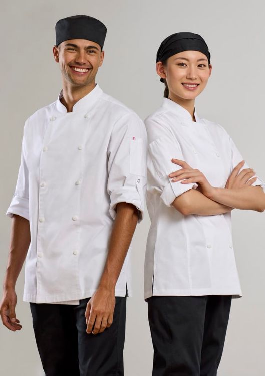 Picture of Mens Gusto Long Sleeve Chef Jacket