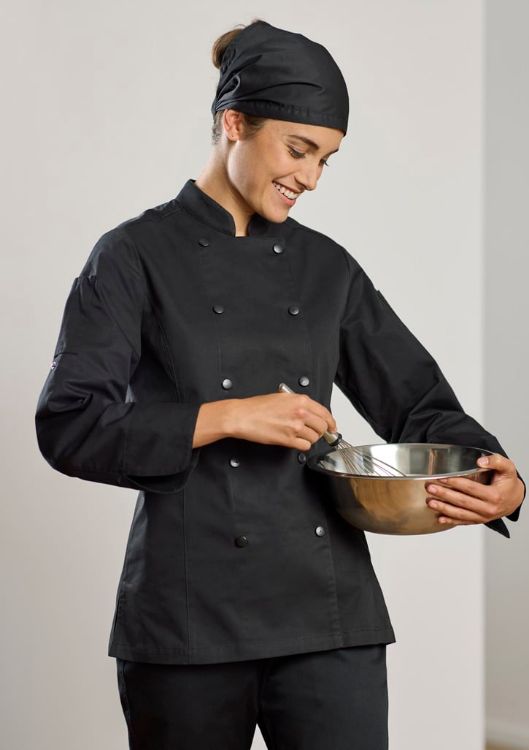 Picture of Womens Gusto Long Sleeve Chef Jacket