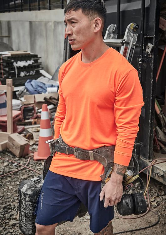 Picture of Mens Hi Vis Long Sleeve Tee