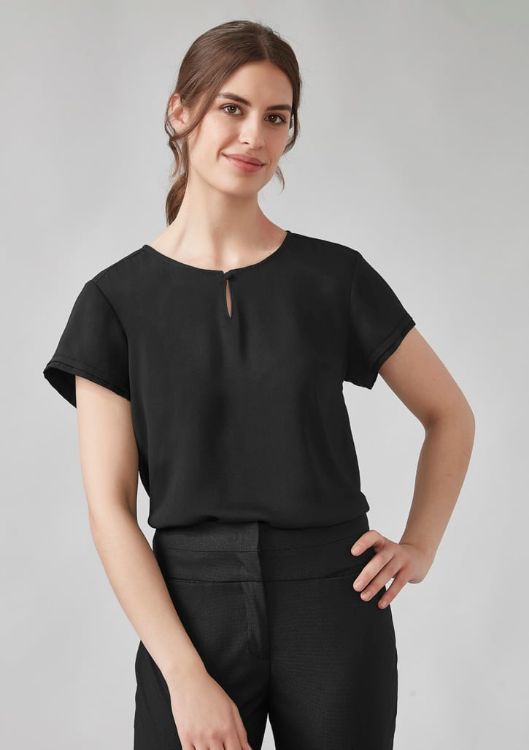 Picture of Womens Evelyn Short Sleeve Blouse