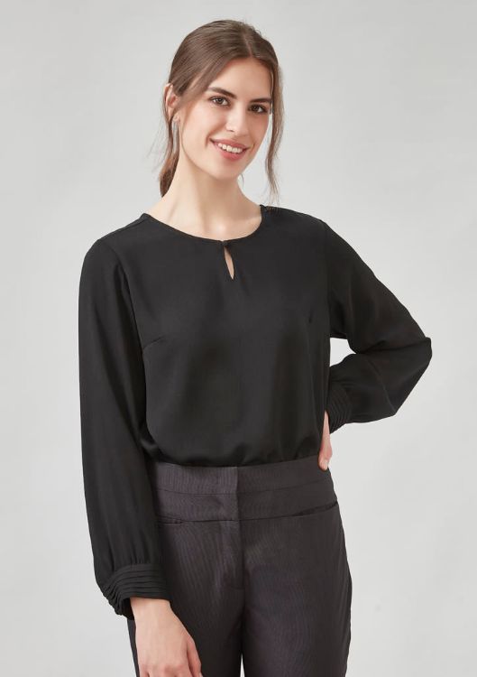 Picture of Womens Evelyn Long Sleeve Blouse