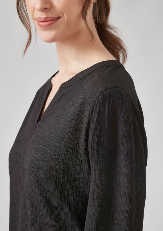 Picture of Womens Ruche Long Sleeve Blouse