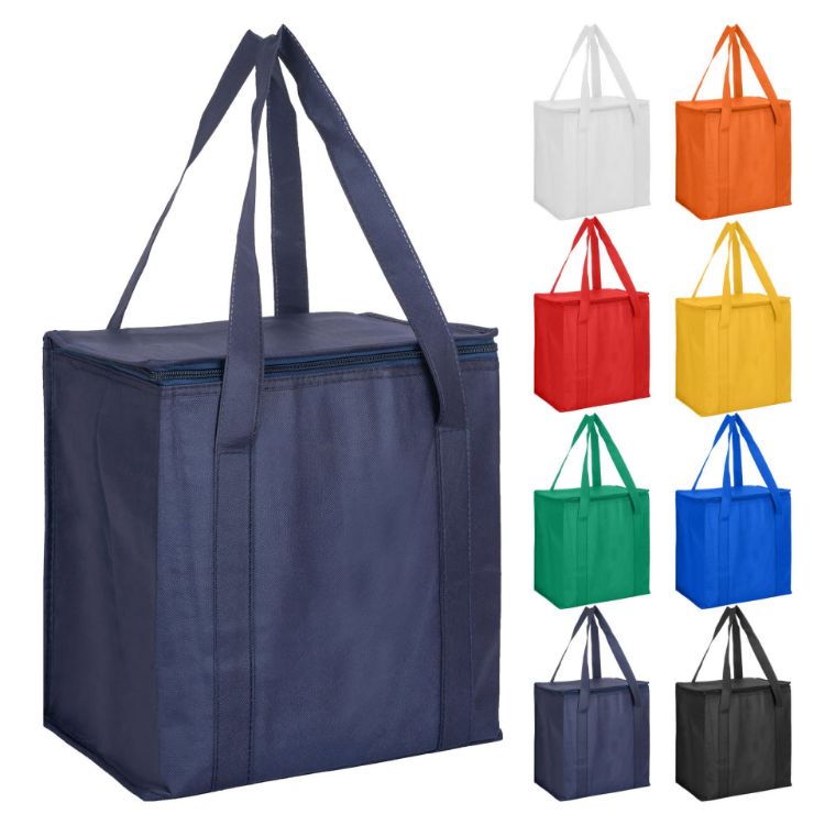 Picture of Non Woven Cooler Bag with Zipped Lid