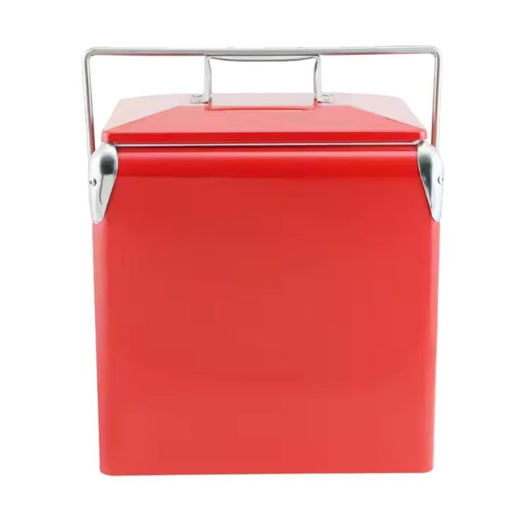 Picture of Retro Metal Ice Cooler Box 13L