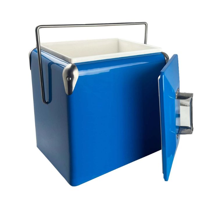 Picture of Retro Metal Ice Cooler Box 13L