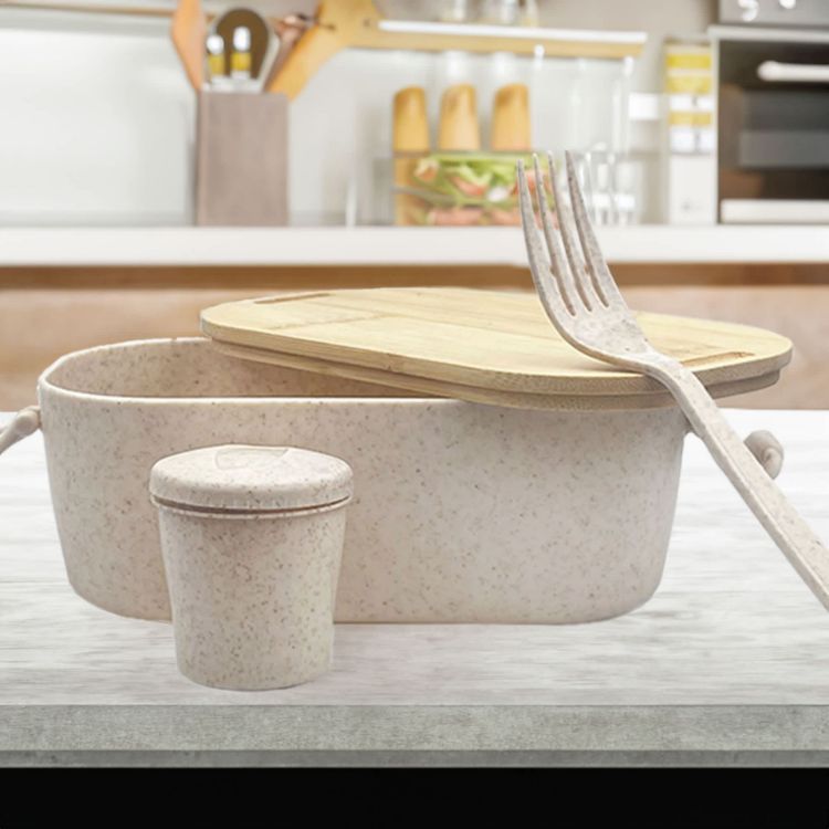 Picture of Handy Man Bamboo Lunch Box