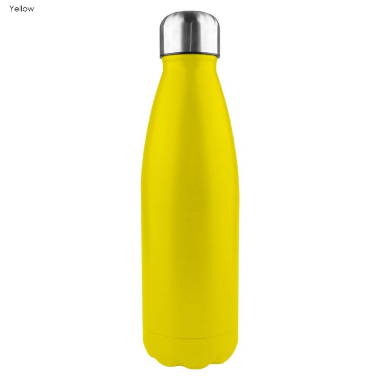 Picture of Komo Shiny Stainless Steel Drink Bottle Single Wall