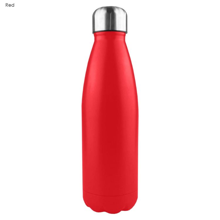 Picture of Komo Shiny Stainless Steel Drink Bottle Single Wall