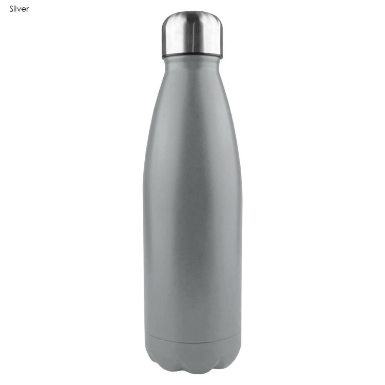 Picture of Komo Shiny Stainless Steel Drink Bottle Single Wall