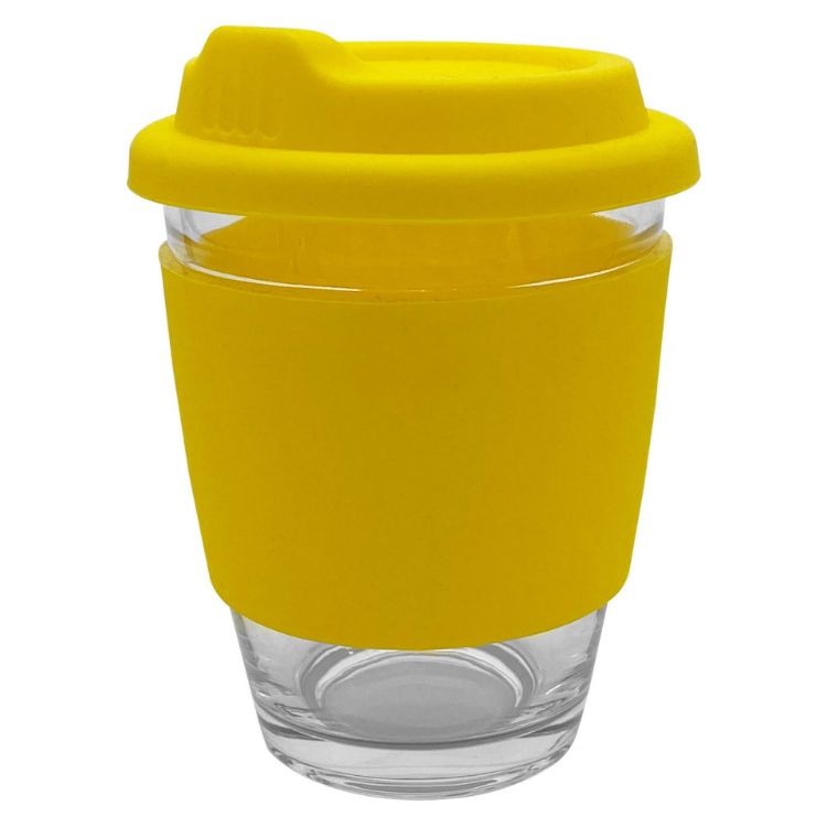Picture of Carlo Glass Coffee Cup – Silicone