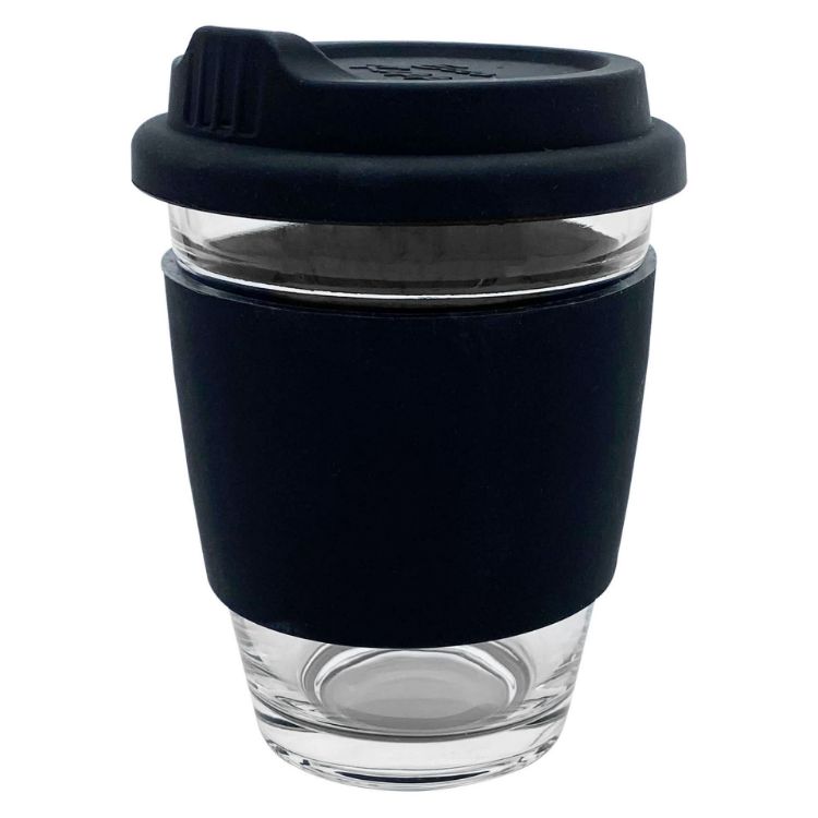 Picture of Carlo Glass Coffee Cup – Silicone