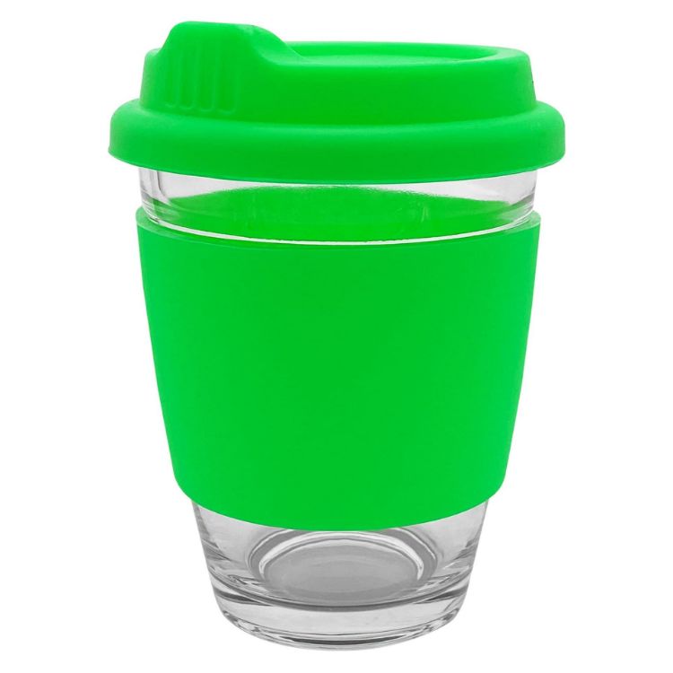 Picture of Carlo Glass Coffee Cup – Silicone