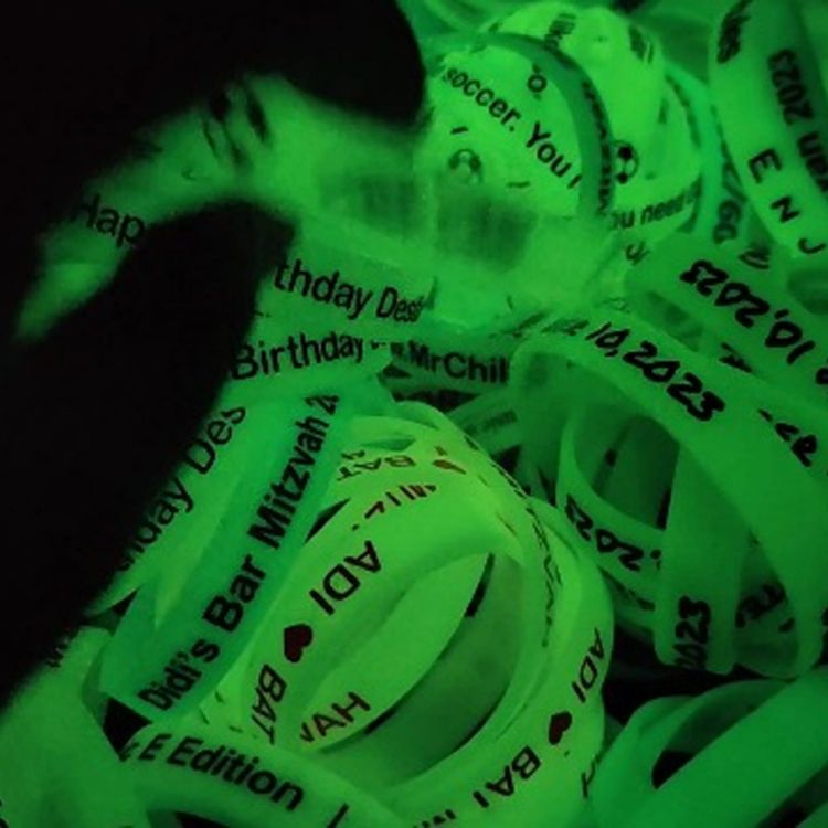 Picture of Neon Glow Silicone Wrist Band