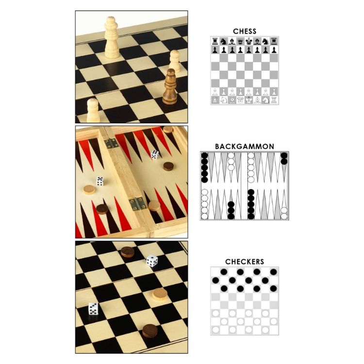 Picture of 3in1 Wooden Play Case