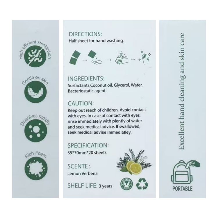 Picture of Travel Paper Soap Sheet