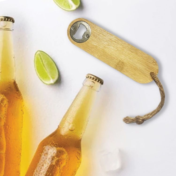 Picture of Texas Bamboo Bottle Opener