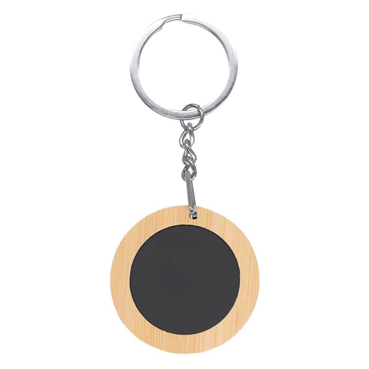 Picture of Mirage Round Bamboo Keyring