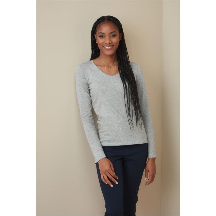 Picture of Women's Claire V-neck Long Sleeve