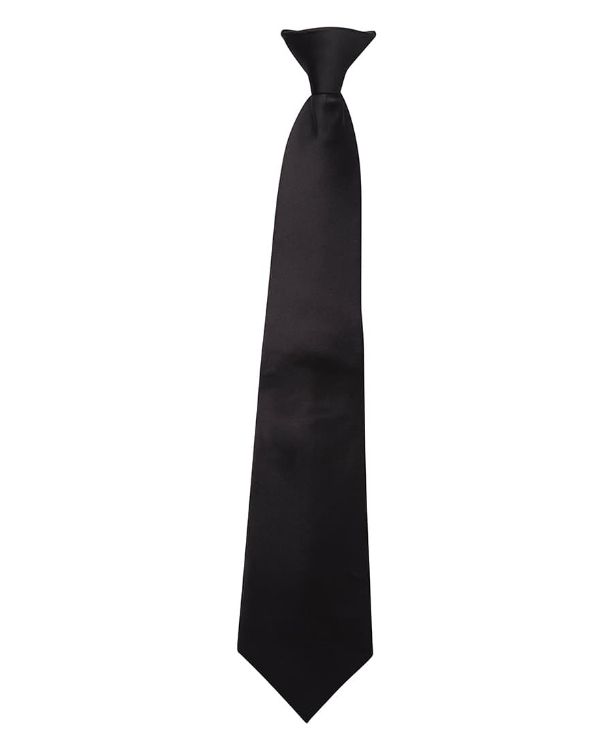Picture of JB's Clip On Tie (5 Pack) Black