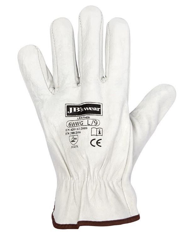 Picture of JB's Premium Rigger Glove (12 Pk) Ce 3,1,2,3 Natural