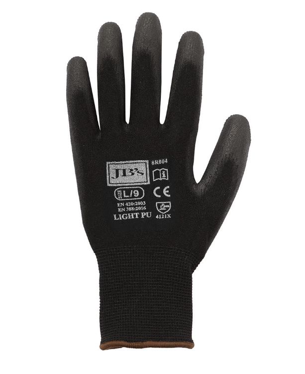 Picture of JB's Black Light Pu Breathable Glove (12 Pk)