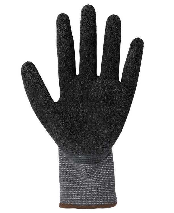 Picture of JB's Steeler Crinkle Latex Glove (12 Pk) Grey/Black
