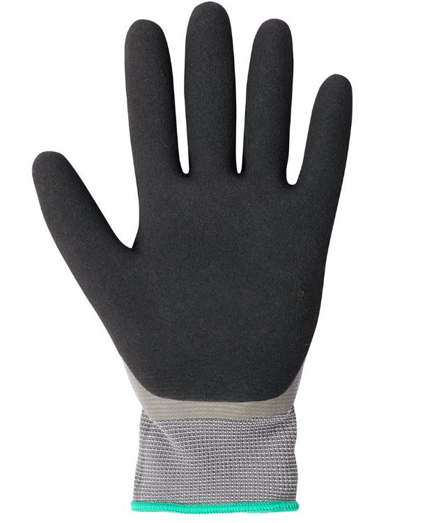Picture of JB's Waterproof Dbl Latex Coated Glove 5 Pk Grey/Black
