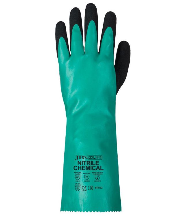 Picture of JB's Type A Nitrile Chemical Glove Green/Black