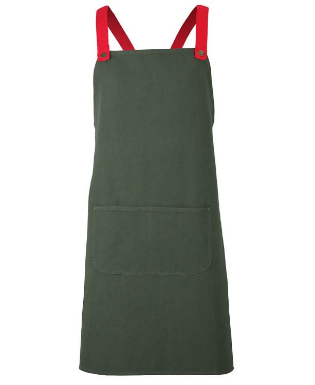 Picture of JB's Cross Back Canvas Apron (Without Strap)