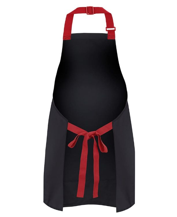 Picture of JB's 65x71 Apron With Colour Straps Black/