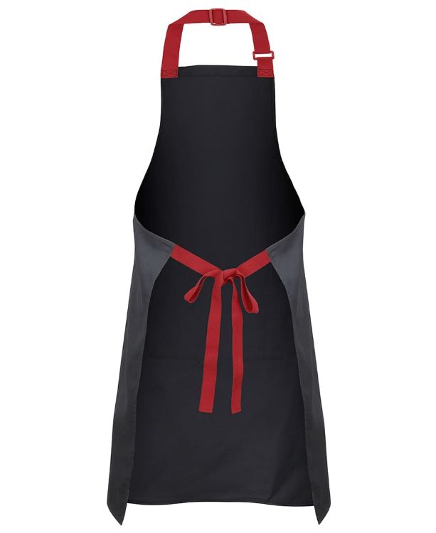 Picture of JB's 65x71 Apron With Colour Straps Black/