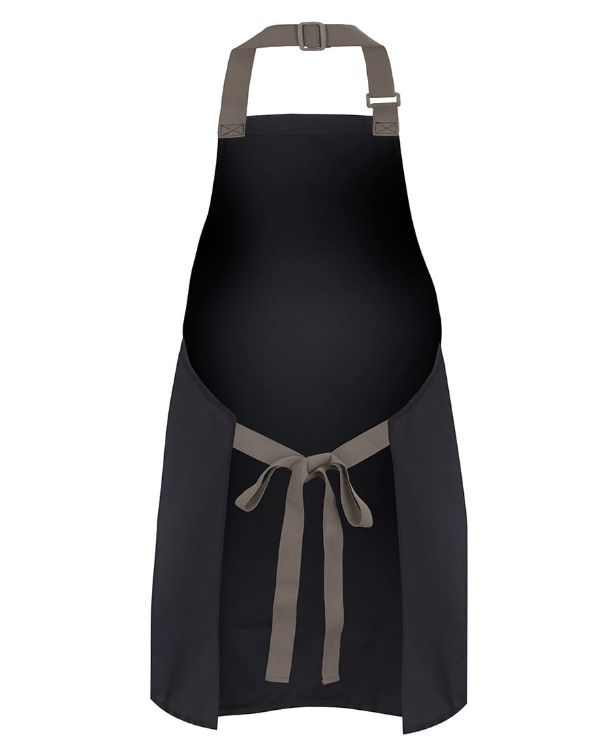Picture of JB's 65x71 Apron With Colour Straps Black/