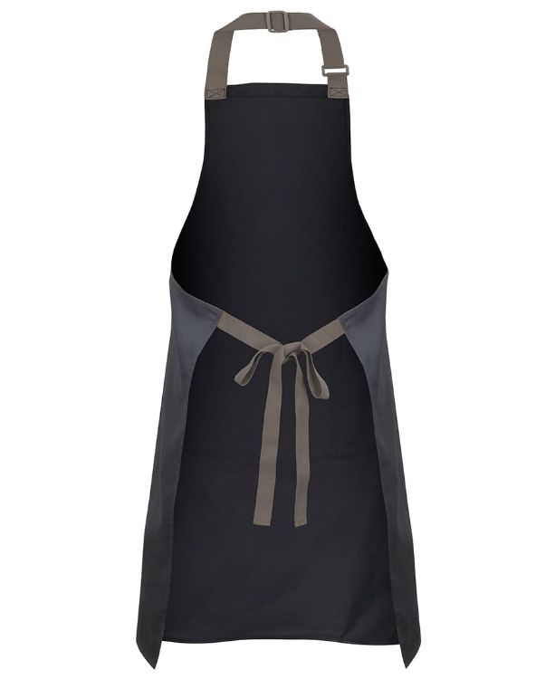 Picture of JB's 65x71 Apron With Colour Straps Black/