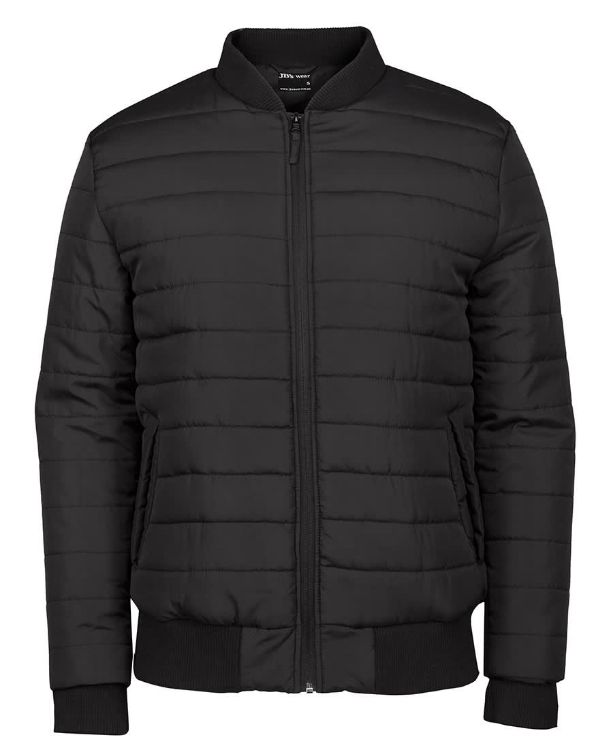 Picture of JB's Puffer Bomber Jacket Black