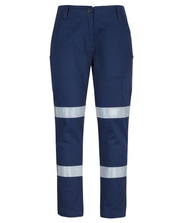 Picture of JB's Lds Multi Pkt Stretch Twill Pant With D+N Tape Navy