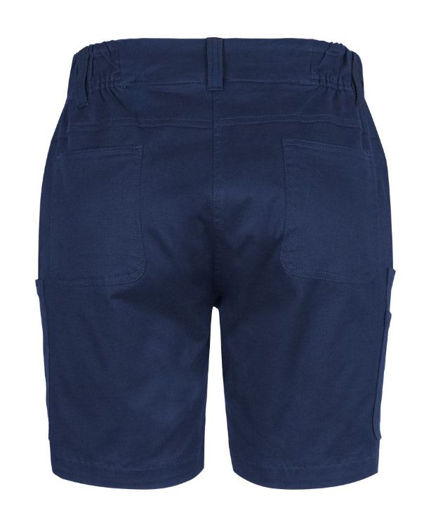 Picture of JB's Ladies Multi Pocket Stretch Twill Short Navy