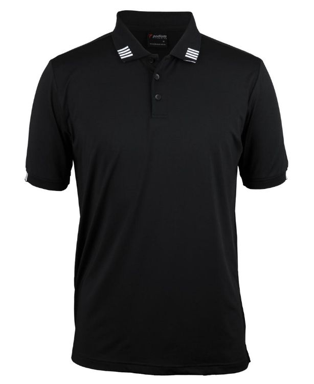 Picture of Podium 4 Stripe S/S Stretch Polo