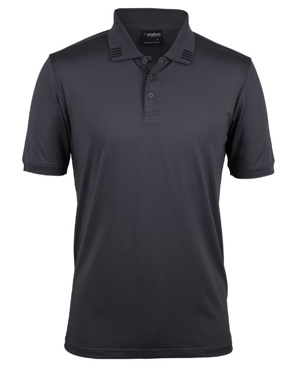 Picture of Podium 4 Stripe S/S Stretch Polo