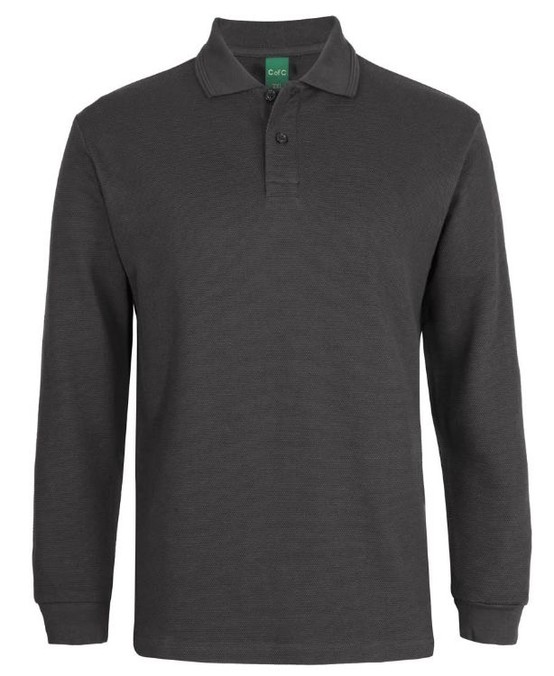 Picture of C of C L/S 320 G Popcorn Cotton Polo