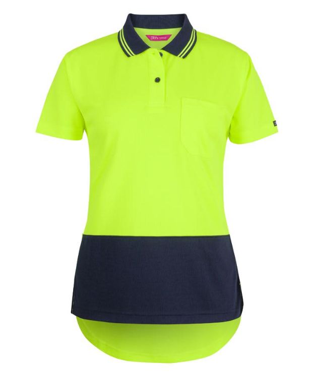 Picture of JB's Ladies Hv S/S Drop Tail Polo