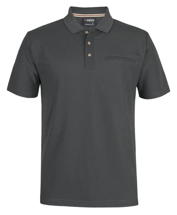 Picture of Podium S/S Recycled Polyester Pocket Polo