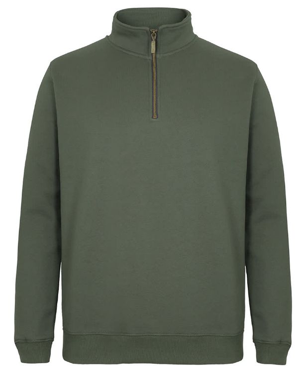 Picture of C of C  Brass 1/2 Zip Sweat