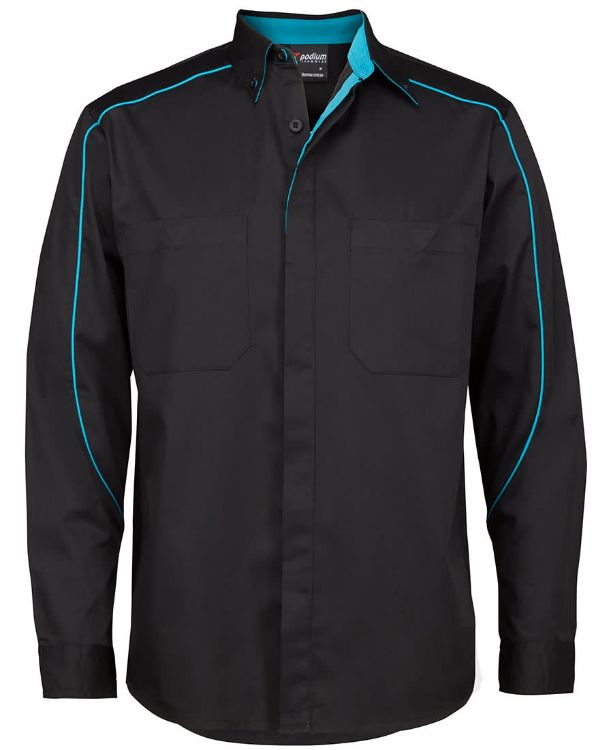 Picture of Podium L/S Industry Shirt Black/