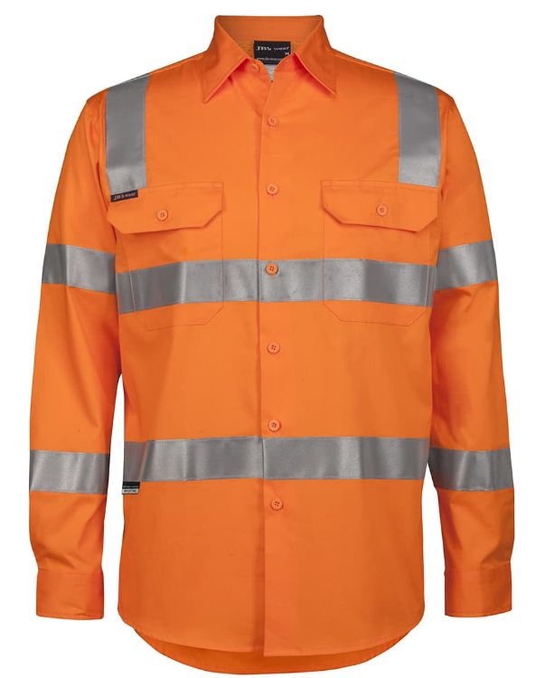 Picture of JB's Hv (D+N) L/S 150 G Vic Rail W/Shirt Orange