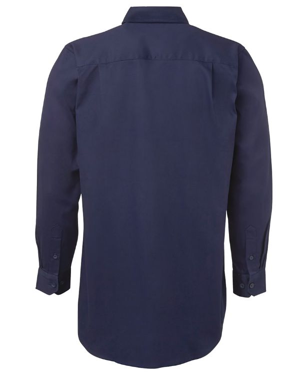 Picture of JB's Close Front L/S Work Shirt Navy