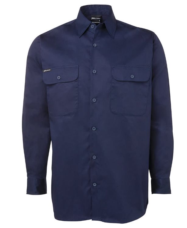 Picture of JB's L/S 150 G Work Shirt Navy