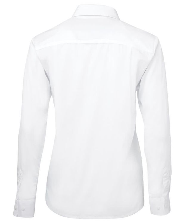 Picture of JB's Ladies L/S Original Poplin Shirt White