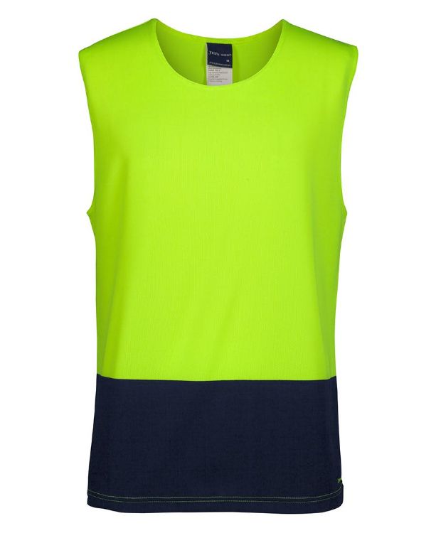 Picture of JB's HV MUSCLE TOP LIME/NAVY -